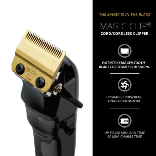 WAHL 5 Star C/C Magic Clip Black 2&3 PIN