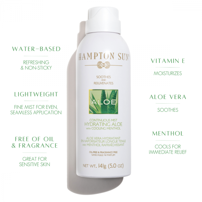 Hampton Sun Hydrating Aloe Continuous Mist 141g