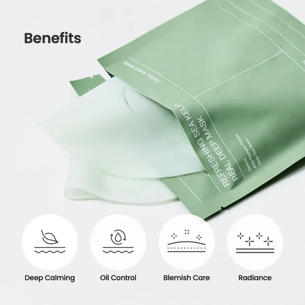 BIODANCE REFRESHING SEA KELP REAL DEEP MASK 34G (4EA)