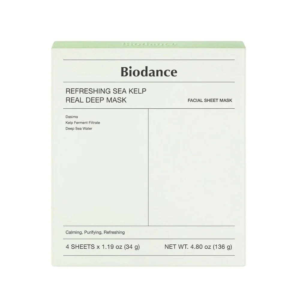BIODANCE REFRESHING SEA KELP REAL DEEP MASK 34G (4EA)
