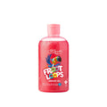 Bottle of Kellogg's Froot Loops shower gel on a white background