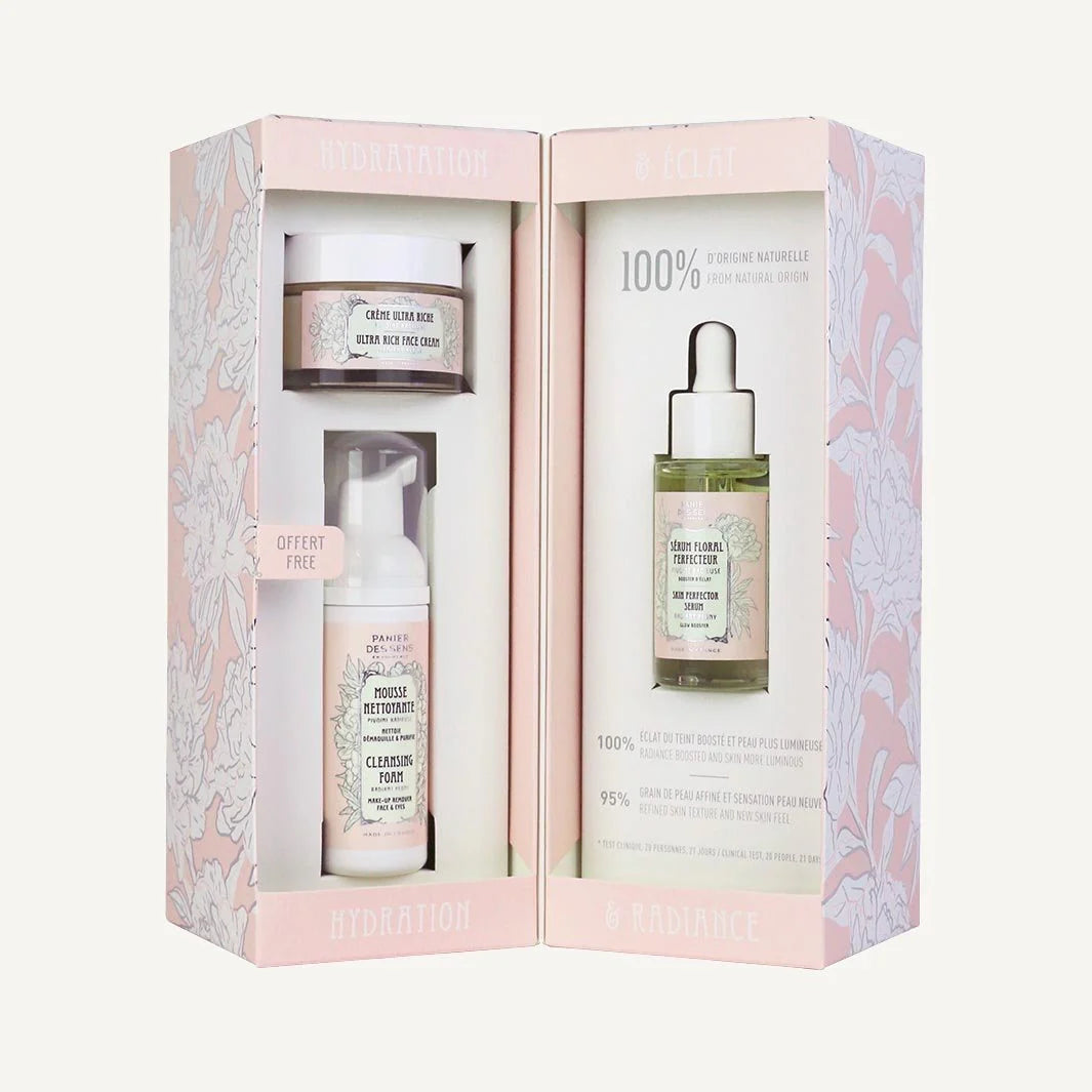 Panier Des Sens Women's Beauty Gift Set – Moisture & Radiance Facial Care