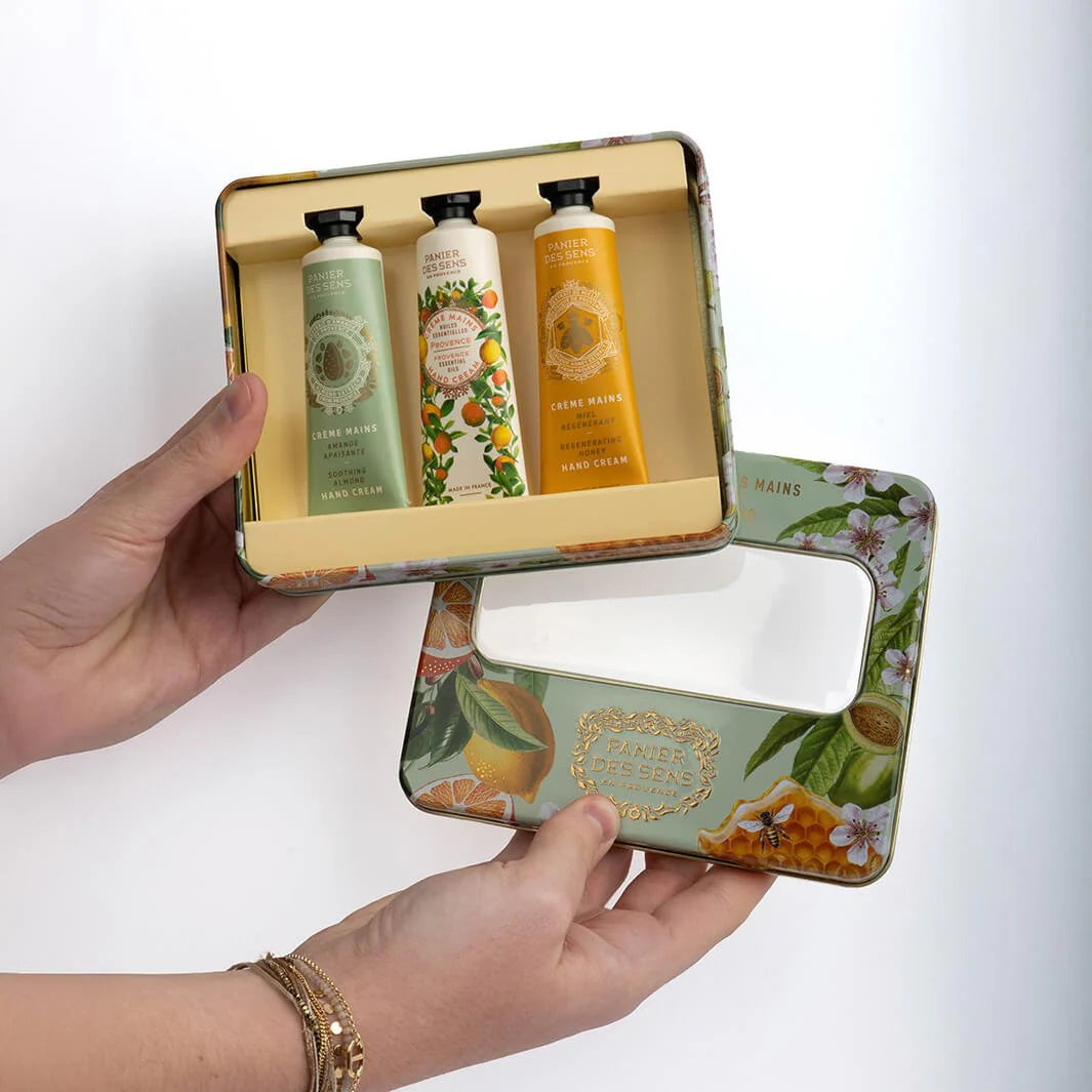 Panier Des Sens Hand Cream Set – Honey, Almond & Provence (3 x 30ml)