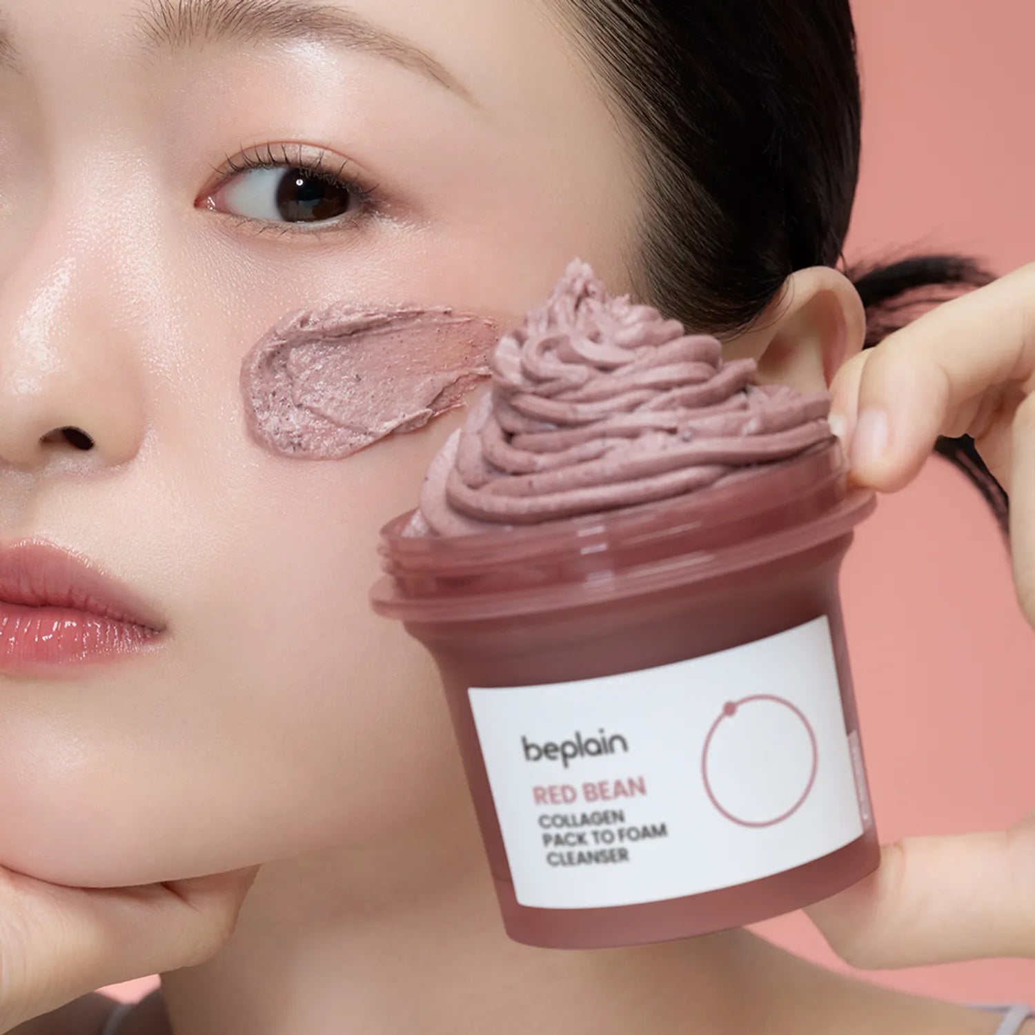 BEPLAIN Red Bean Collagen Pack To Foam Cleanser 100ML