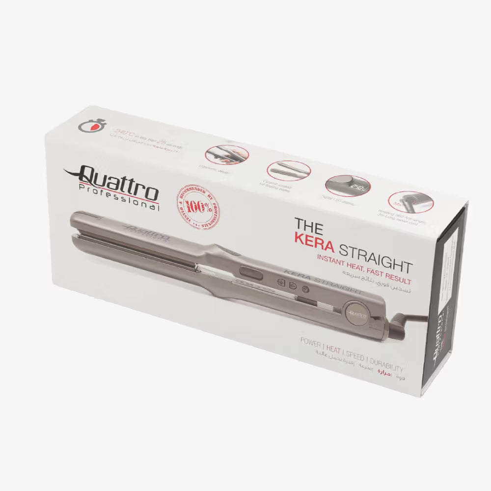 Quattro Professional Kera Straightener 220V-240V  50-60Hz 65W