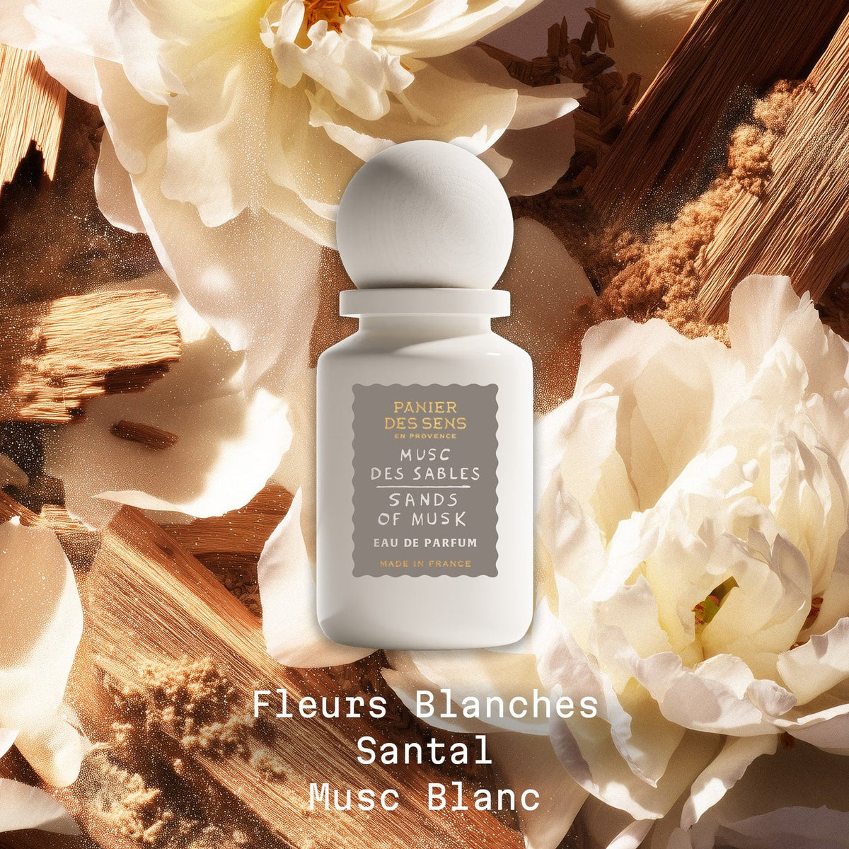Panier Des Sens Eau de Parfum – Musc des Sables 50ml