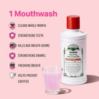 Euthymol Mouth Wash 500ml Icy Mint 0% Alcohol