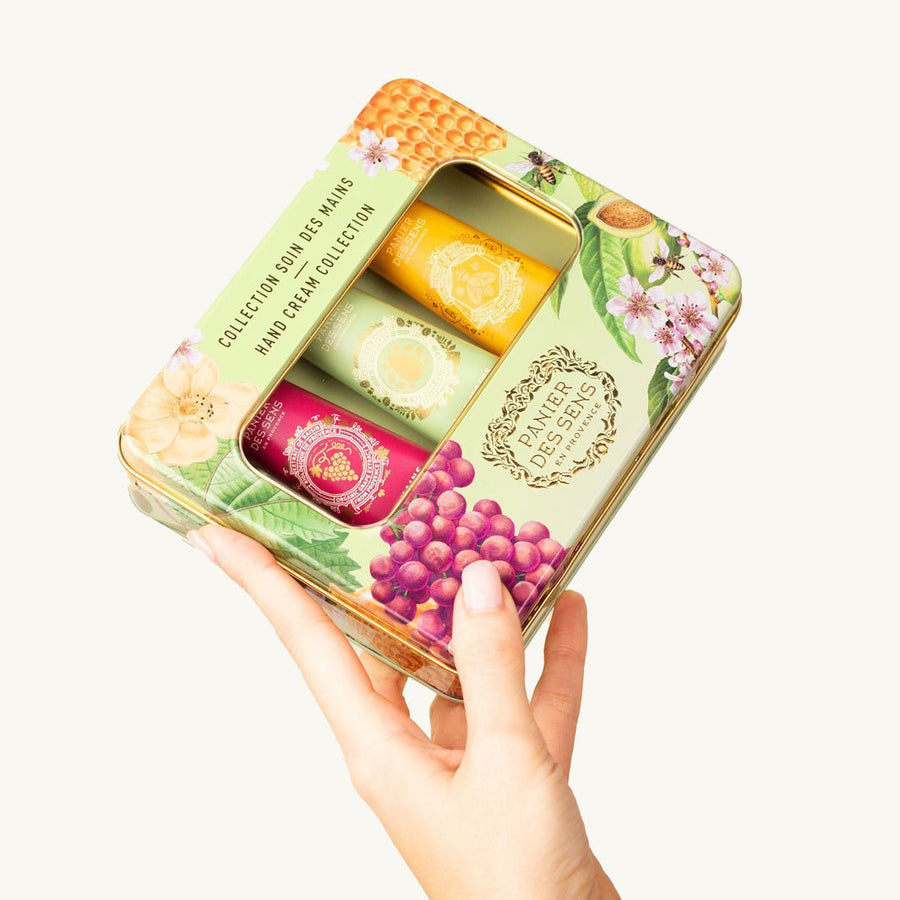 Panier Des Sens Hand care gift set - Grape, Almond, Honey 3 x 30ml