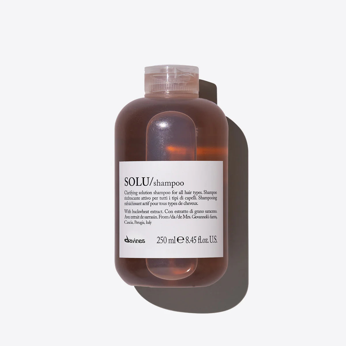 Davines Solu Clarifying Shampoo 250 ml – Deep-Cleanse Build‑Up Remover