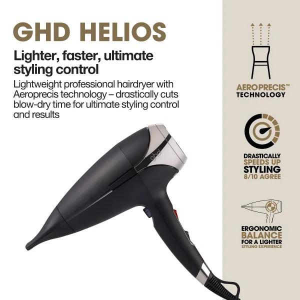 مجفف شعر Ghd Helios أسود