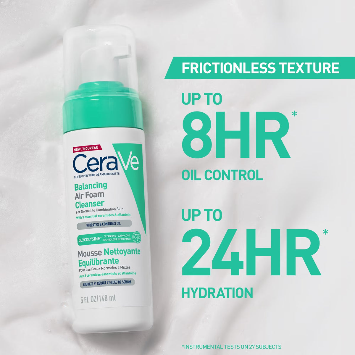 CeraVe Balancing Air Foam Foaming Facial Cleanser 150ml