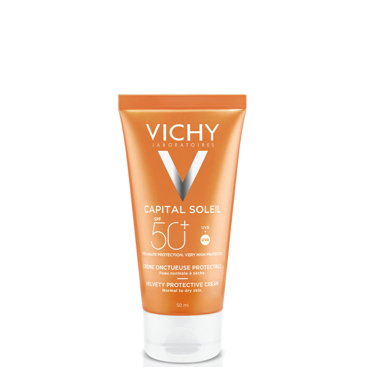 Vichy Capital Soleil Velvety Cream SPF 50+ Face Sunscreen For Normal To Dry Sensitive Skin 50ml