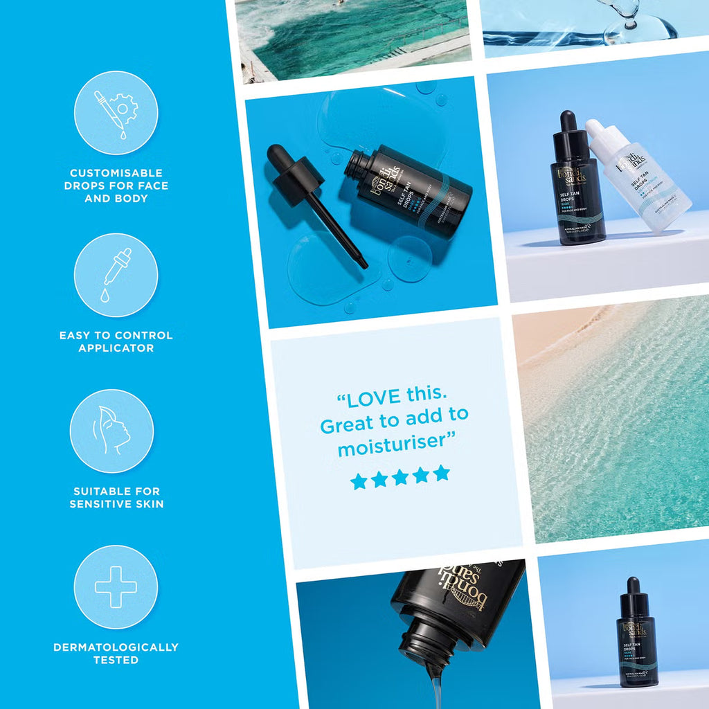 Bondi Sands Face Drops Dark 30ml