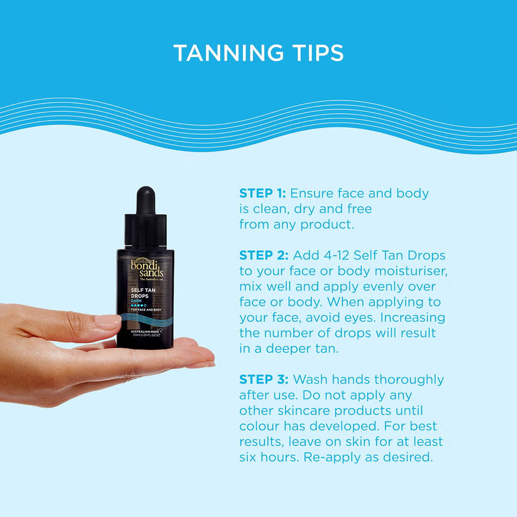 Bondi Sands Face Drops Dark 30ml
