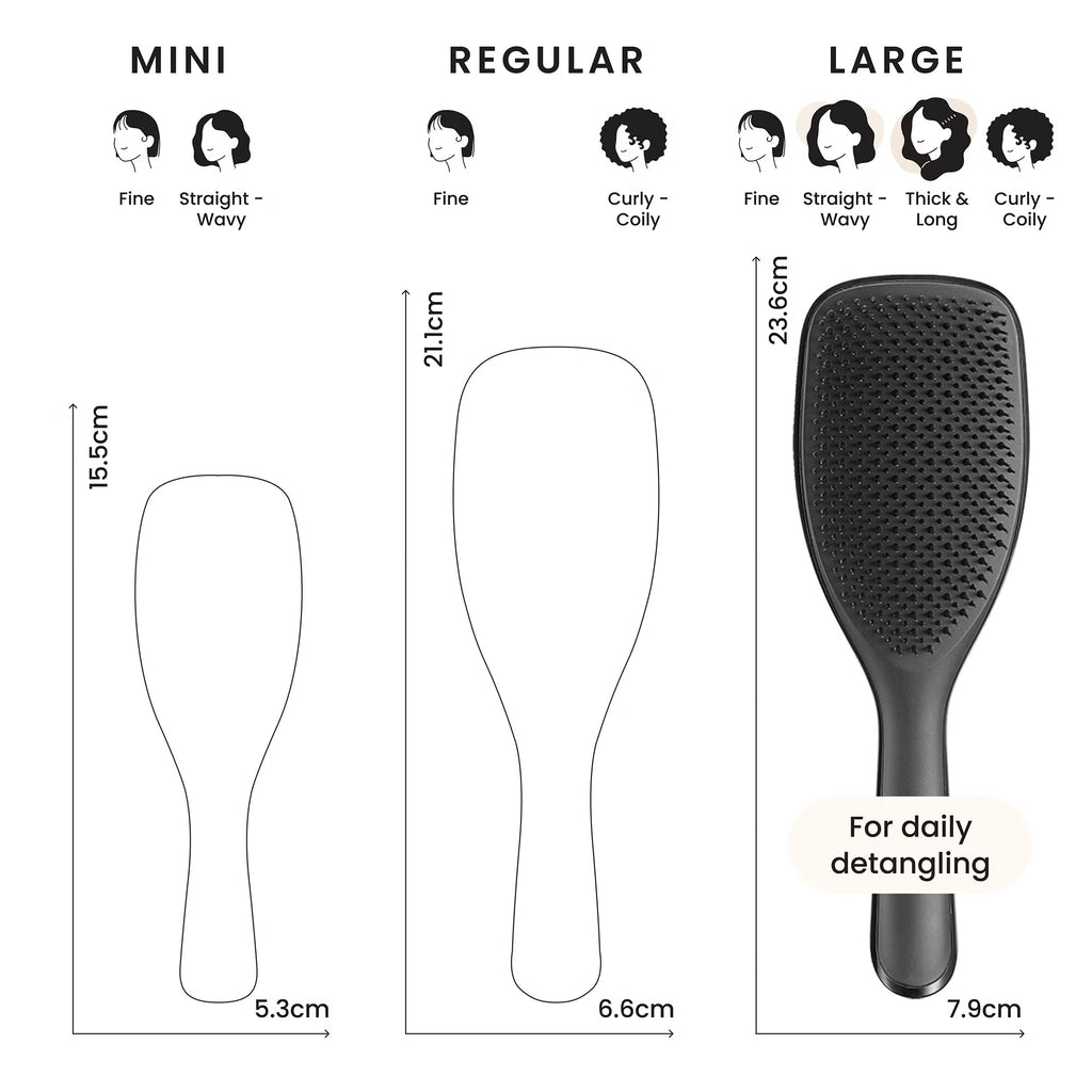 Tangle Teezer Detangling Large Hairbrush Black