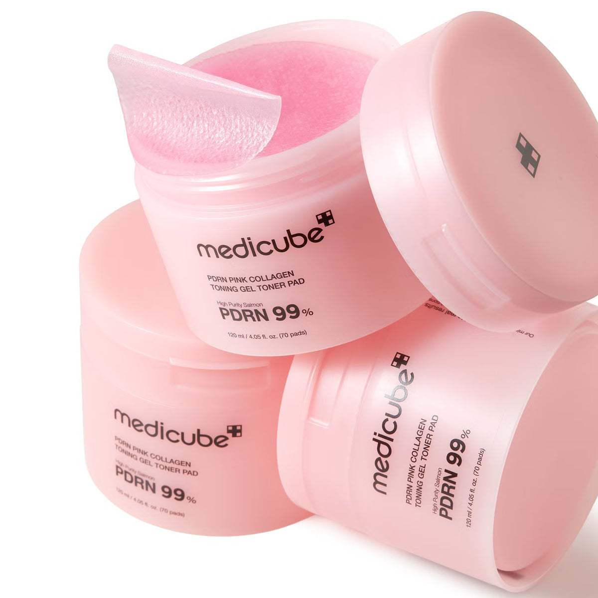 Medicube PDRN Pink Collagen Toning Gel Toner Pad - 70 pads