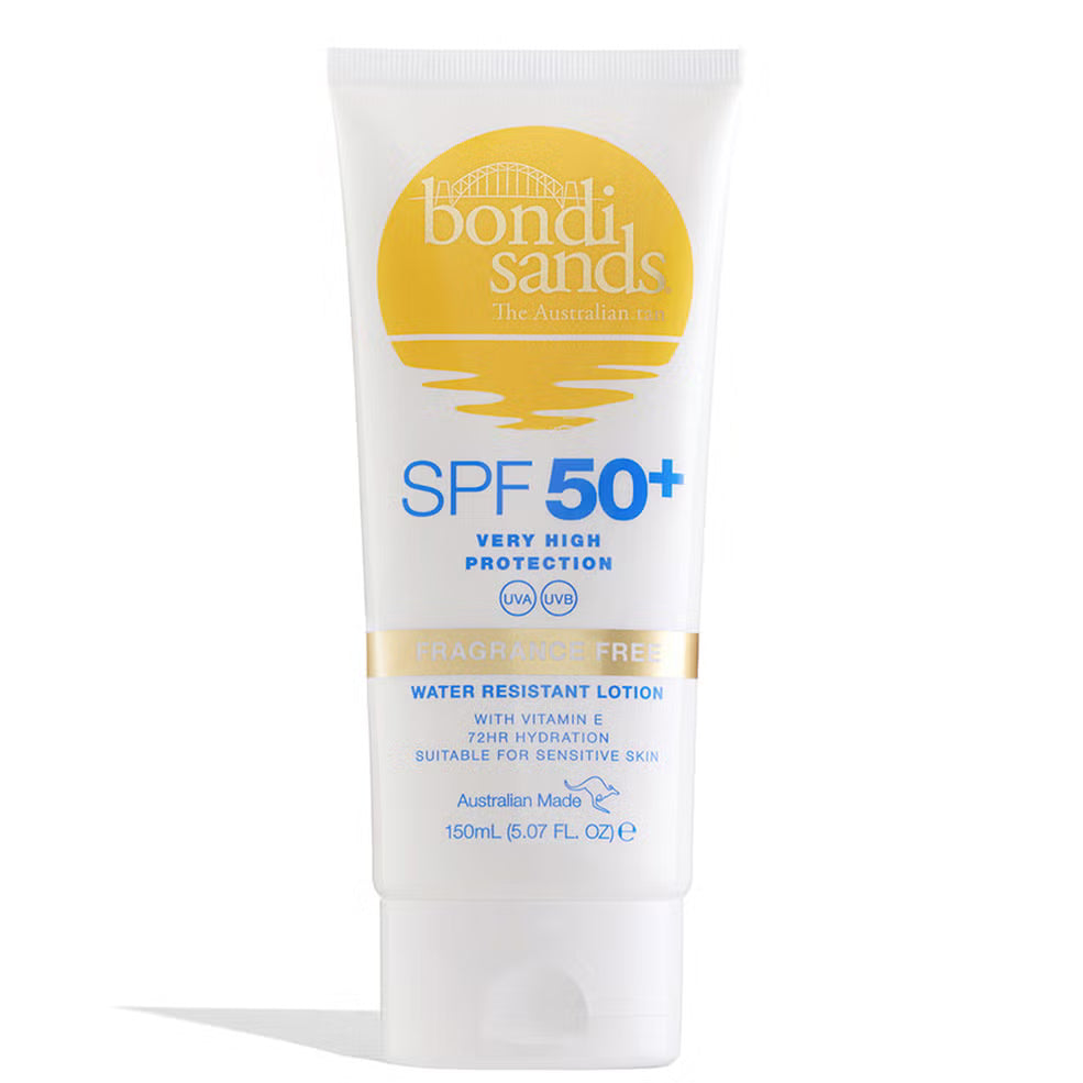 Bondi Sands Sunscreen Lotion SPF50+ – Fragrance Free 150 ml