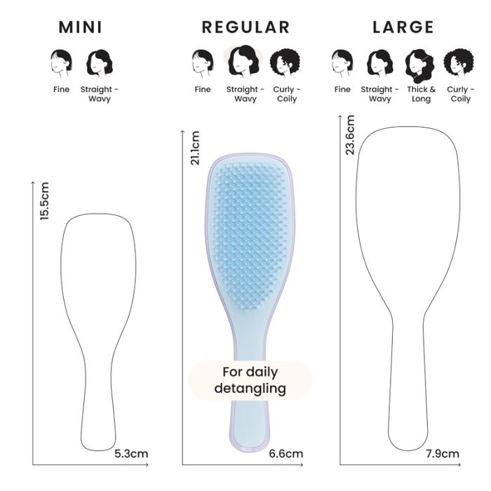 Tangle Teezer Detangling Hair Brush Lilac & Blue