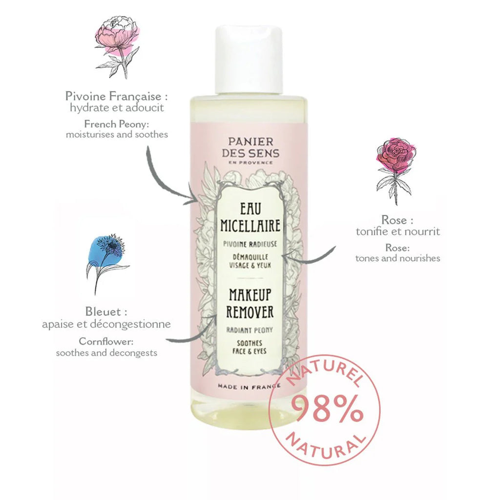 Panier Des Sens Make-up remover - Radiant Peony