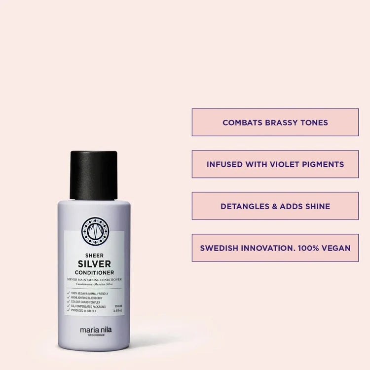 Maria Nila Sheer Silver Travel Size Conditioner 100ml