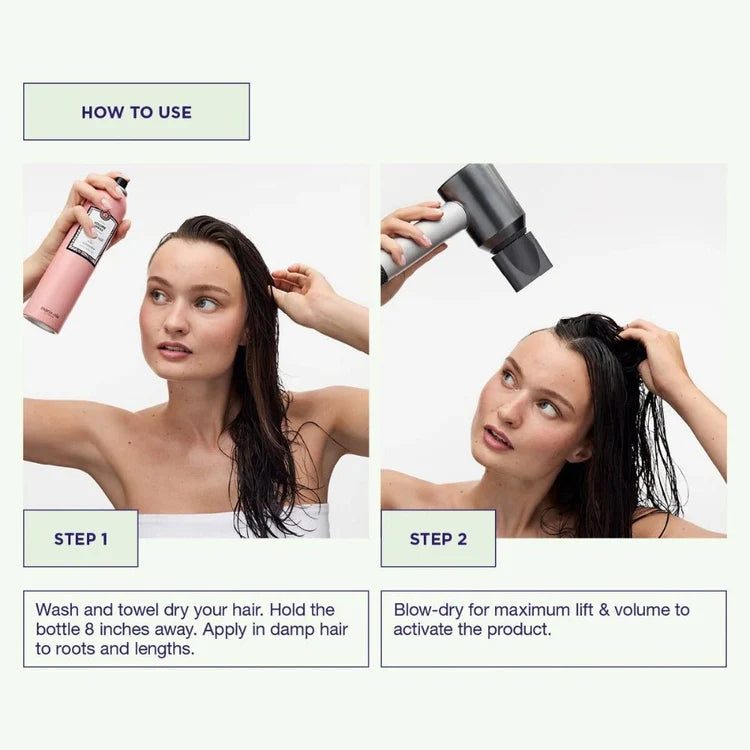 Maria Nila Volume Spray, 300 ml, Hold 4/5, Gives Volume Natural Finish, Antioxidant Preserves Hair Color, 100 Vegan Sulfate/Paraben free