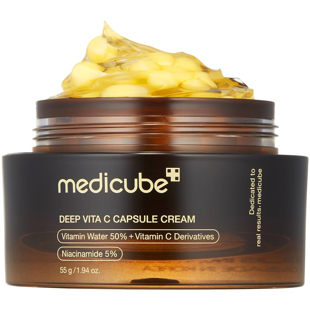 Medicube Deep Vita C Capsule Cream 50ml to reduce blemishes and freckles