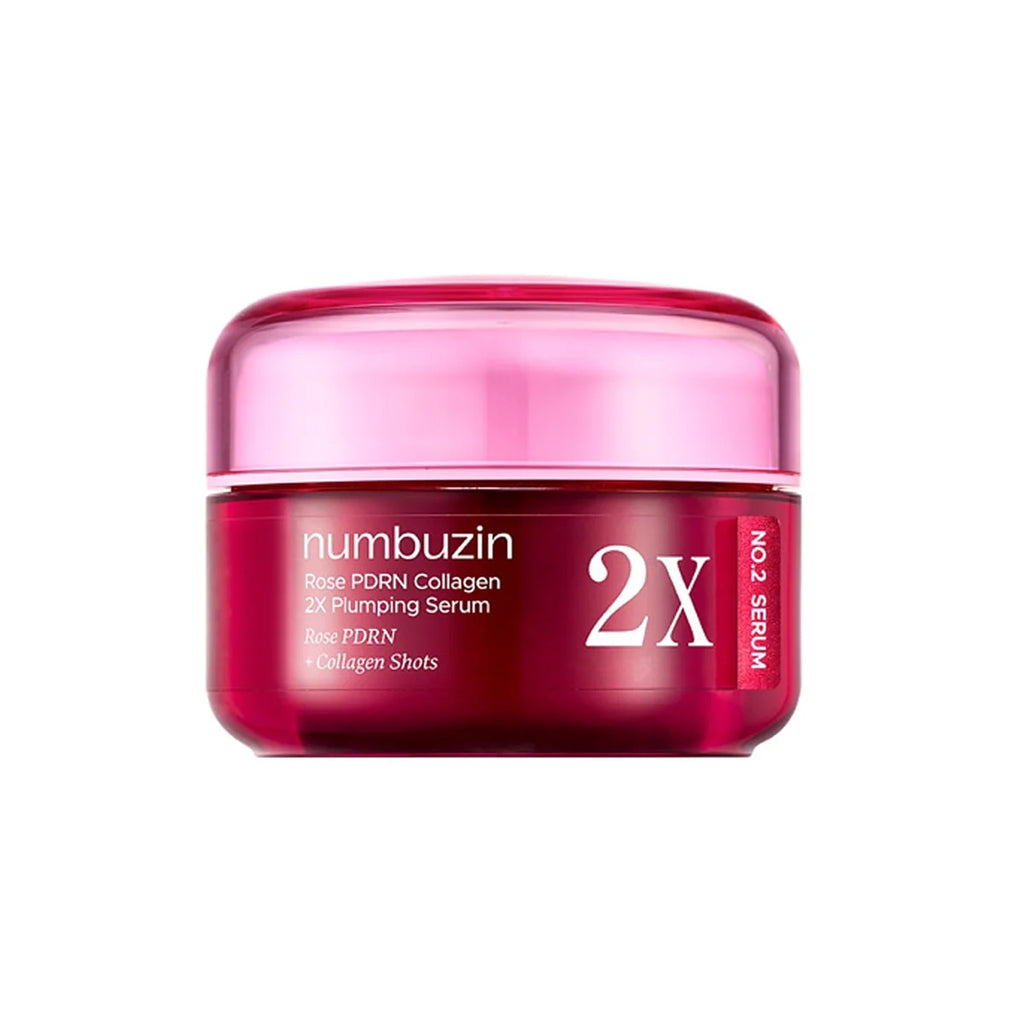 Numbuzin No.2 Rose PDRN Collagen 2X Plumping Serum + Collagen Shot 30ml
