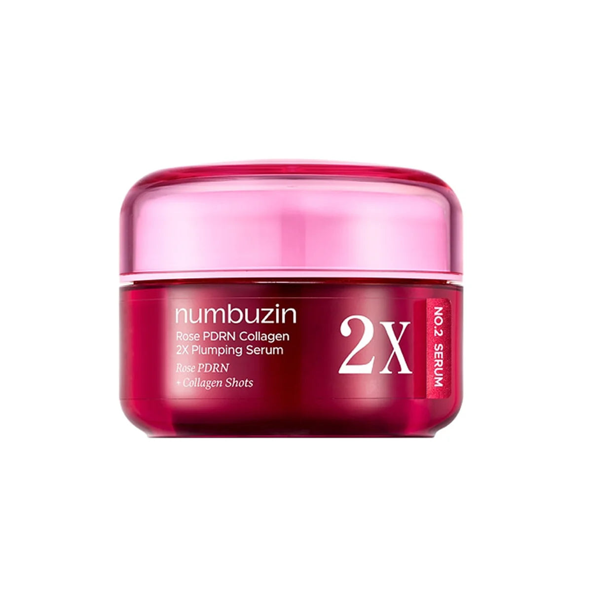 Numbuzin No.2 Rose PDRN Collagen 2X Plumping Serum + Collagen Shot 30ml