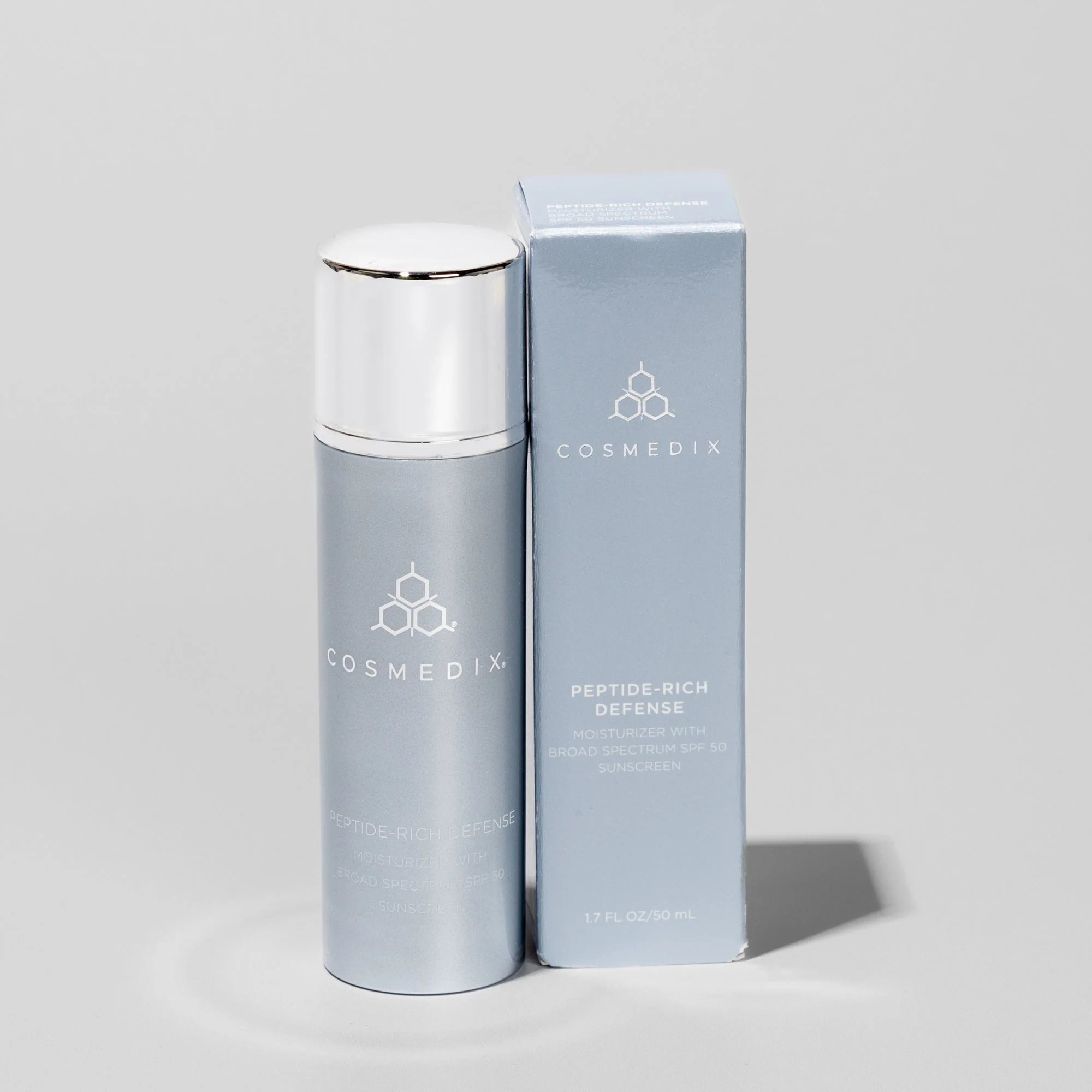 COSMEDIX Peptide Rich Defense Moisturiser with Broad Spectrum SPF 50 50ml