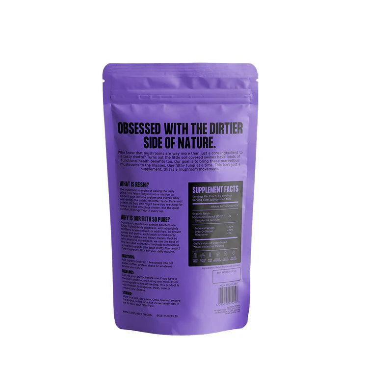 Pure Filth Reishi Mushroom Extract Powder 100g