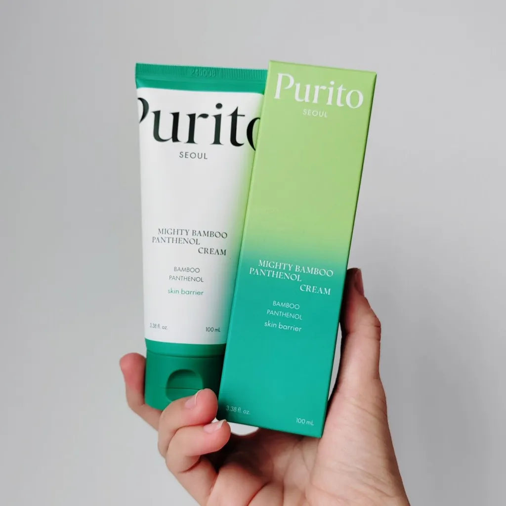 Purito Seoul Mighty Bamboo Panthenol cream to restore the skin barrier – Enhance Glow