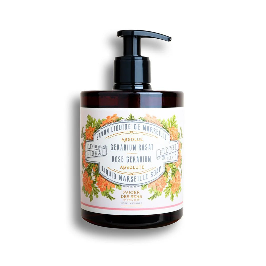 Panier Des Sens Absolute Liquid Marseille Soap Rose Geranium 500ml