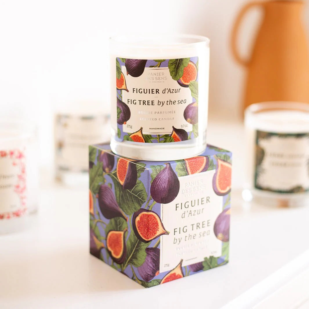 PANIER DES SENS SCENTED CANDLE – VEGETABLE WAX | FIG TREE BY THE SEA