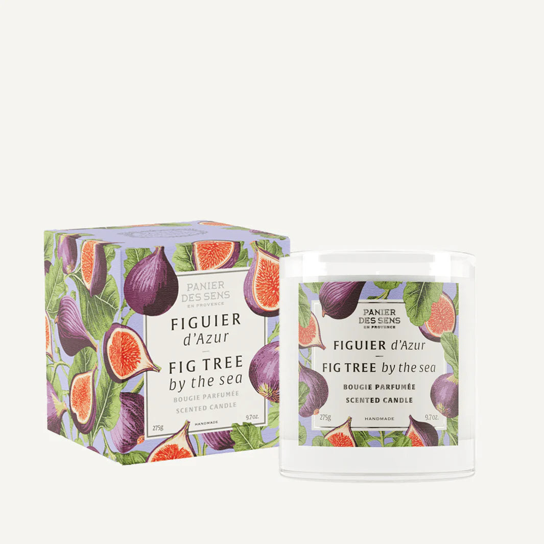 PANIER DES SENS SCENTED CANDLE – VEGETABLE WAX | FIG TREE BY THE SEA