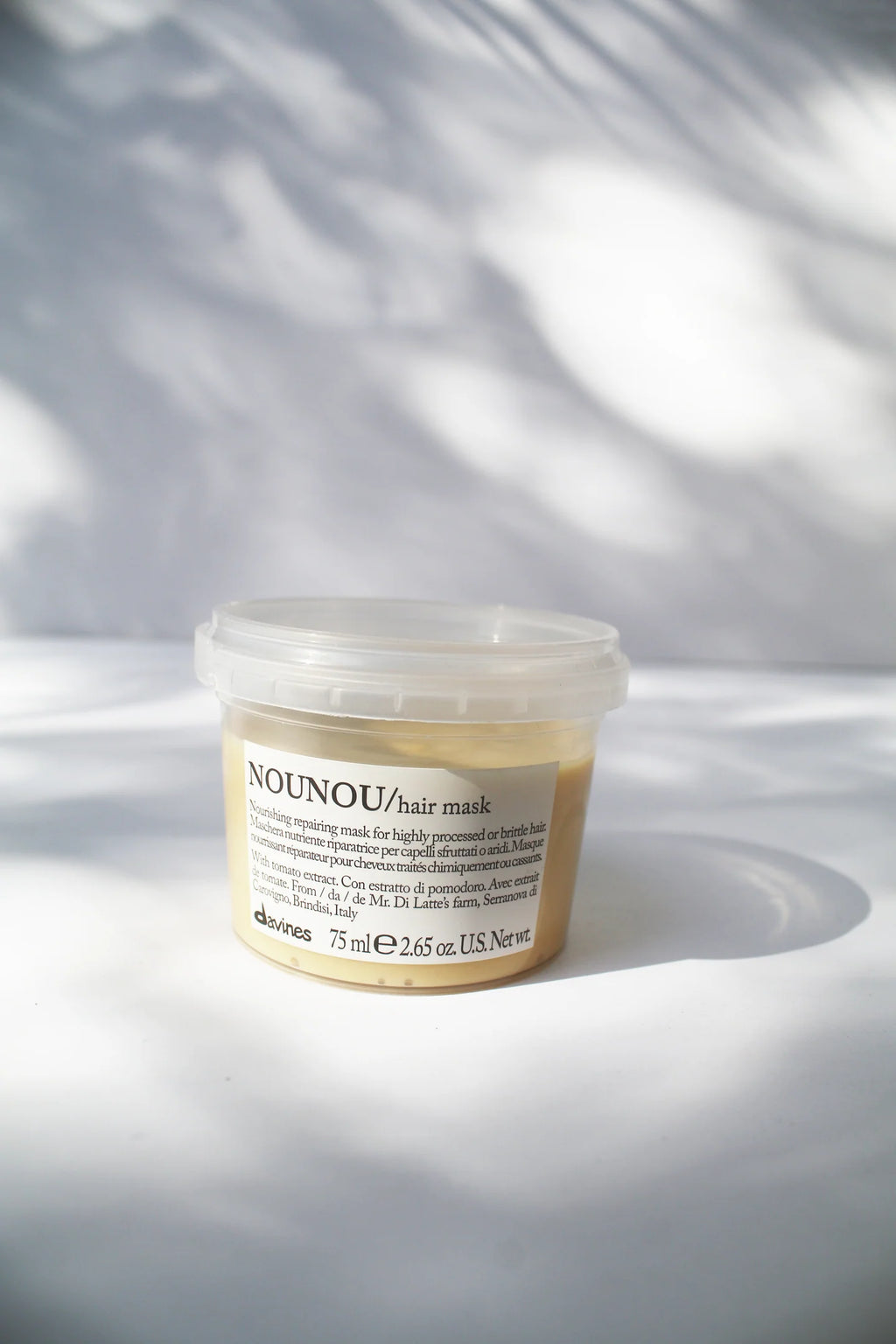 Davines Nounou Conditioner 75 ml – Nourishing Repair Conditioner for Damaged, Chemically Treated Hair