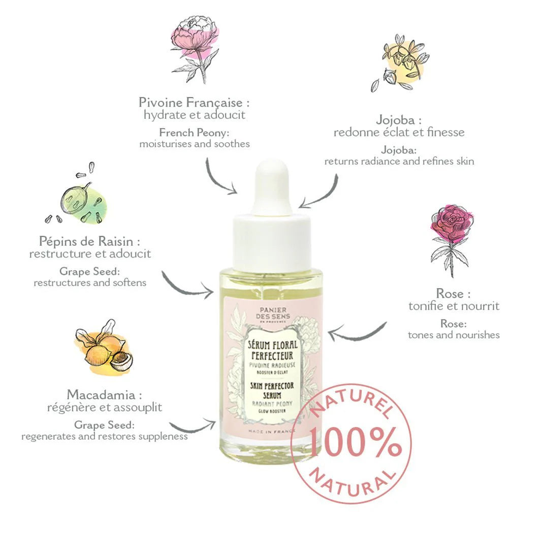 Panier Des Sens Radiant Peony Skin Perfector Serum 30ml