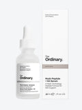 The Ordinary Multi-Peptide + HA Serum bottle and packaging on a white background