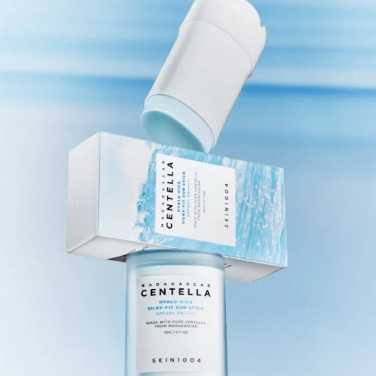 SKIN1004 مدغشقر سنتيلا هيالو-سيكا حريري فيت صن ستيك SPF50 + PA++++.