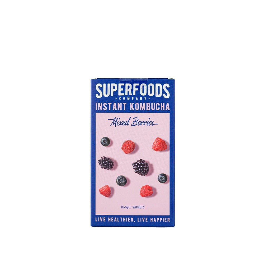 Superfood Instant kombucha Box - Mixed Berries Flavour Sachets 10 x 5g - 50G