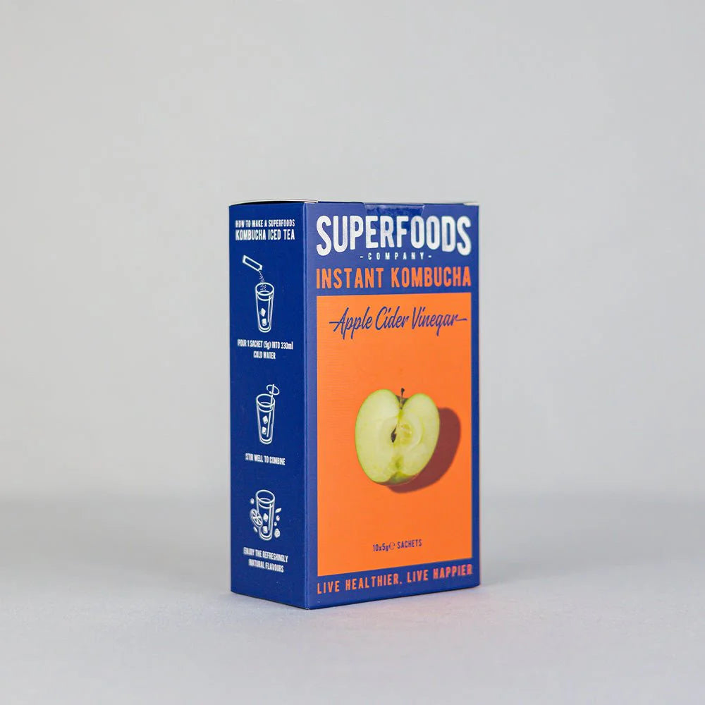 Superfood Instant Kombucha Box - Original Flavour Sachets 10 x 5g - 50G