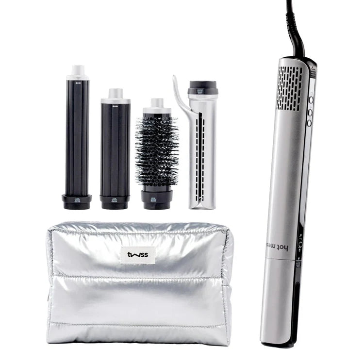 TWSS - Hot Mess 5-in-1 Hair Styler– Multi-Function Hot Air tool with Attachments & Pouch