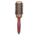 Hairbrush with ceramic and ionic technology on a white background