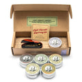 Captain Fawcett’s Moustache Wax 15ml & Moustache Comb Gift Set