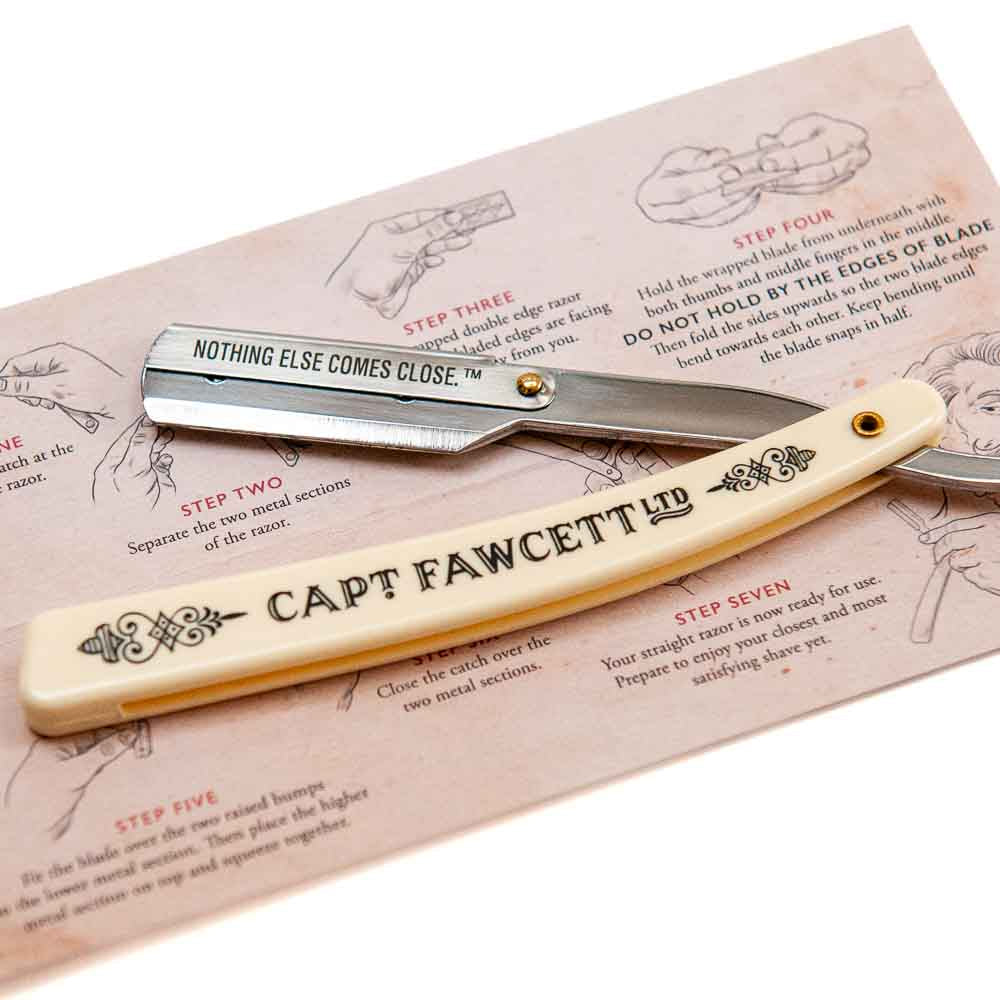 Captain Fawcett’s Disposable Blade Straight Razor