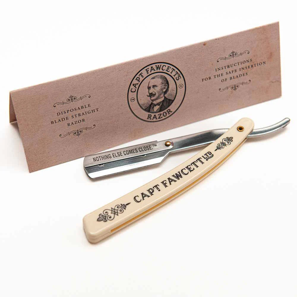 Captain Fawcett’s Disposable Blade Straight Razor
