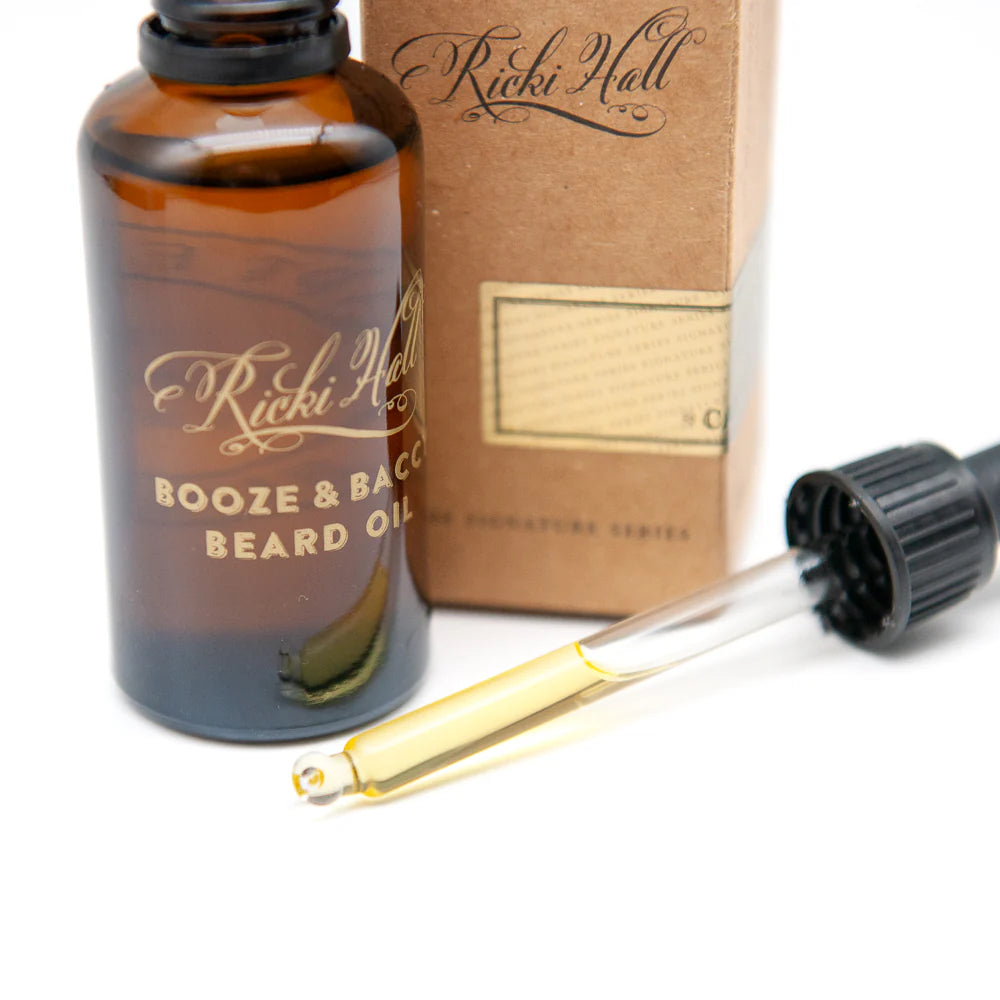 Captain Fawcett’s Ricki Hall Booze & Baccy Beard Oil 50ml