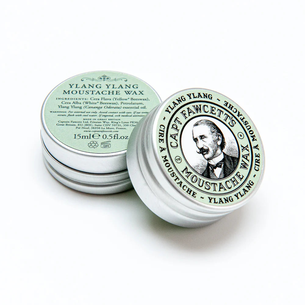 Capt Fawcetts Moustache Wax Ylang Ylang 15ml