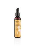 Bottle of Najel sweet almond oil spray on a white background